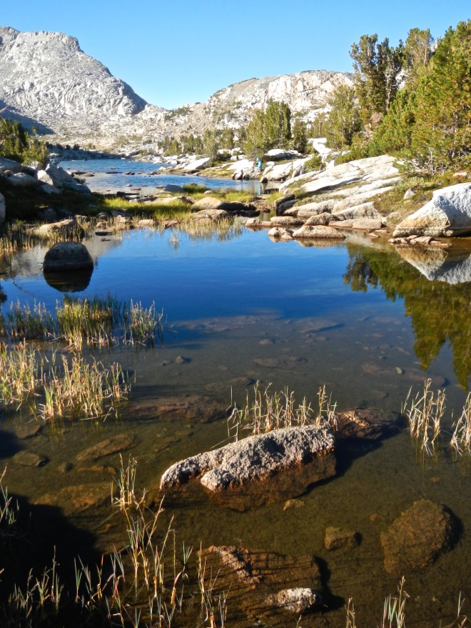 Marie Lake. We stopped and spent a little time just being there and filtering more water.