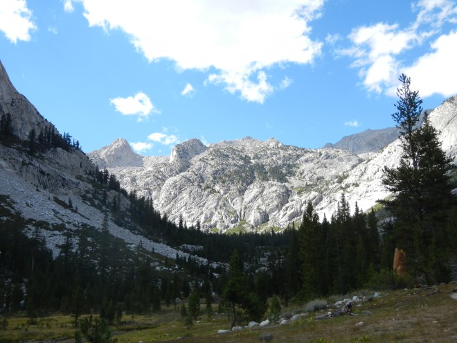 Getting close to Grouse Meadows and our camp for the night.