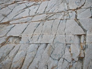 Close-up of the rocks next to my tent.