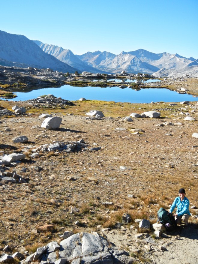 Looking south from my tent site.