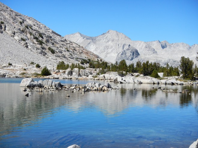 A lake in which to bathe.