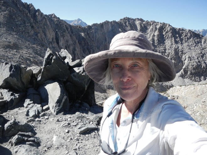 Selfie at the top of Glen Pass. Good to be headed down again.