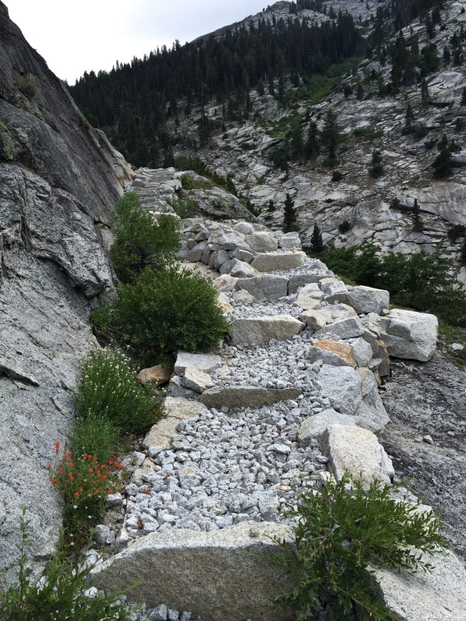 Parts of the trails are works of art!